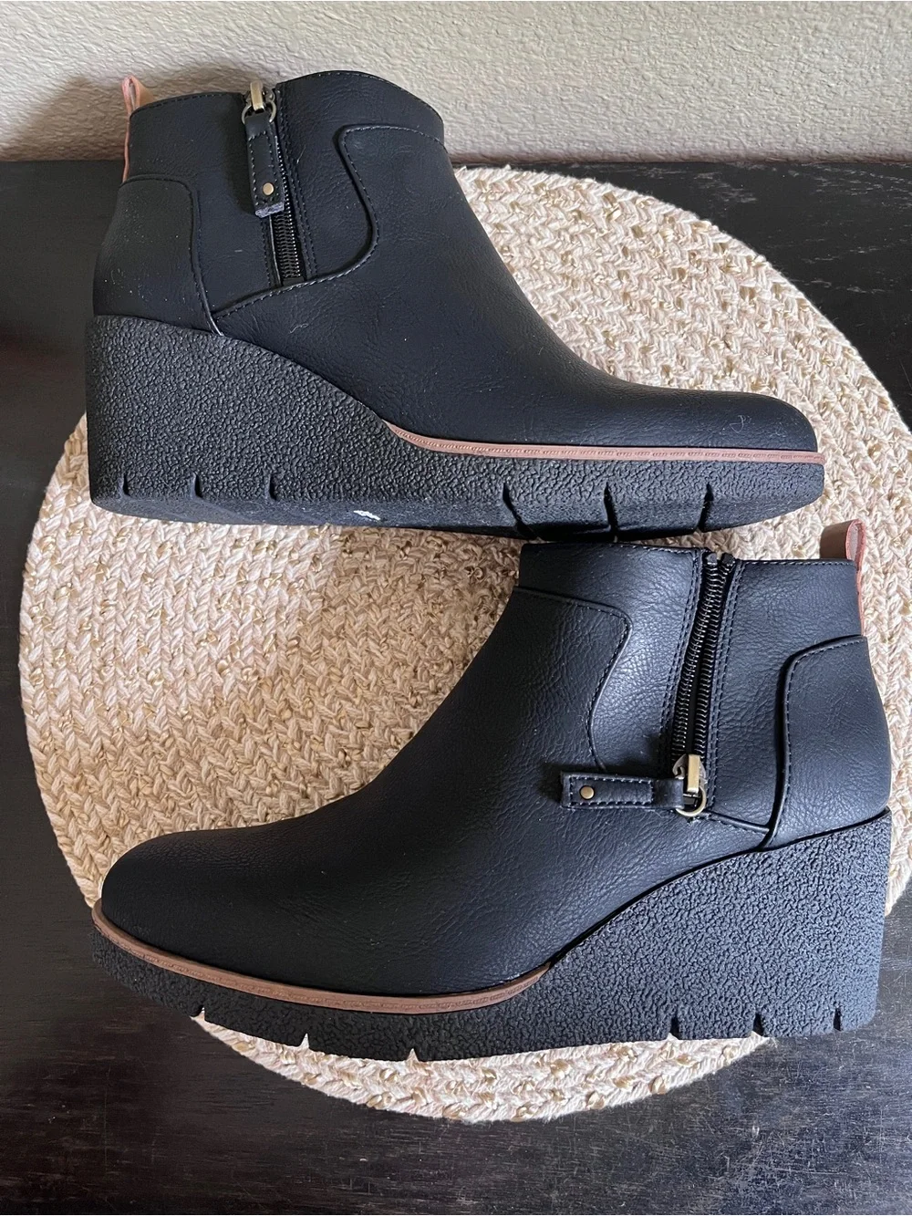Dr. Scholl's Bianca Ankle Boot Black NWOT 9.5